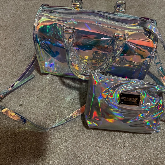 Like Dreams Iced Out Holographic Clear Iridescent Women's Bag - Picture 2 of 4